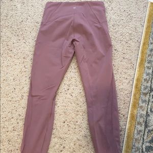 Pink lululemon leggings